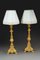 Gilded Bronze Candlesticks with Saint Decoration, 19th Century, Set of 2 12