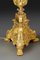 Candeleros de bronce dorado con decoración santa, siglo XIX. Juego de 2, Imagen 10