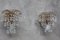 Waterfall Wall Sconces in Glass, 1960s, Set of 2, Image 8