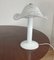 Lámpara de mesa de Murano blanca, años 70, Imagen 2