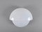 Italian White Opaline Glass Sconce by Zonca, 1960s, Image 11
