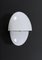 Italian White Opaline Glass Sconce by Zonca, 1960s, Image 10