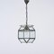 Italian Glass and Brass Lantern by Fontana Arte, 1950s 3