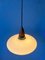 Milk Glass Pendant Light in the style of Philips, 1970s 3