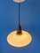 Milk Glass Pendant Light in the style of Philips, 1970s 2