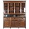 Large English Glazed Oak Butlers Pantry Cabinet, 1880 1