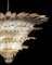 Palmette Ceiling Light with 163 Smoked Glasses, 1980s 12