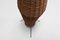 Lámpara de pie trípode de ratán tejido de Franco Albini, Francia, años 50, Imagen 6