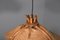 Lámpara colgante Uchiwa Mid-Century de estilo de Ingo Maurer, Alemania, años 60, Imagen 4