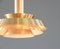 Mid-Century Copper Pendant Light by VEB Metaldrucker Halle, 1970s 4