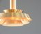 Mid-Century Copper Pendant Light by VEB Metaldrucker Halle, 1970s, Image 4