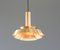 Mid-Century Copper Pendant Light by VEB Metaldrucker Halle, 1970s 1