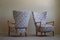 Danish Modern Lounge Chairs in Oak in the Style of Viggo Boesen, 1950s, Set of 2 3