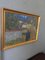 Forest Houses, 1950s, Oil on Panel, Framed 10