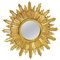 Specchio da parete Hollywood Regency Sunburst, Francia, anni '60, Immagine 1