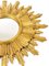 Hollywood Regency French Sunburst Wall Mirror, 1960s 12