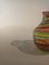Vase en Rotin Coloré par Vetreria Brothers Toso Murano pour Fratelli Toso, 1990s 2