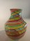 Vase en Rotin Coloré par Vetreria Brothers Toso Murano pour Fratelli Toso, 1990s 4
