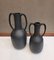 Black Ceramic Vases, France, 1990s, Set of 2 8