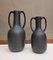 Black Ceramic Vases, France, 1990s, Set of 2 9