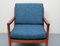 Armchair & Footstool in Teak by Ole Wanscher for Cado, 1965, Set of 2 5