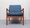 Fauteuil et Repose-pieds en Teck par Ole Wanscher pour Cado, 1965, Set de 2 10