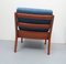 Fauteuil et Repose-pieds en Teck par Ole Wanscher pour Cado, 1965, Set de 2 13