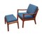 Armchair & Footstool in Teak by Ole Wanscher for Cado, 1965, Set of 2 1