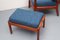 Fauteuil et Repose-pieds en Teck par Ole Wanscher pour Cado, 1965, Set de 2 7