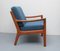 Fauteuil et Repose-pieds en Teck par Ole Wanscher pour Cado, 1965, Set de 2 15