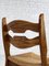 Stühle aus Eichenholz & Geflochtenem Stroh von Guillerme Et Chambron für Votre Maison, 1950er, 6 . Set 6