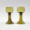 Copas de vino antiguas de vidrio soplado de Roemer, Alemania, años 90. Juego de 2, Imagen 1