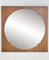 Round Mirror in Square Wooden Frame, 1970s 6