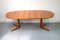 Danish Rount Teak Dining Table, 1960s, Image 7