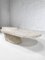 Oval Coffee Table in Stone Marquetry 2