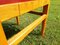 French Faux Bamboo Wood & Textile Stools, 1960s, Set of 8 3