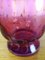 Cranberry Art Glass Vase with Handle by Erwin Eisch Pfauenauge Collection, 1970s 4