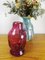 Cranberry Art Glass Vase with Handle by Erwin Eisch Pfauenauge Collection, 1970s 2