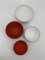 Enamelled Metal Shells by Kaj Franck for Finel, Finland, 1950s, Set of 4, Image 3