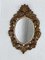 Round Gilded Bronze Mirror, Image 1