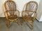 Rattan Sessel, 1960er, 4 . Set 3