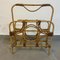 Mid-Century Rattan Magazine Rack, 1960s 1