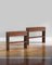 Bamboo Console Tables with Shelf, Set of 2 1