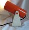 Vintage Wandlampe aus orangefarbenem Metall, 1970er 6