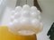 Mid-Century Modern White Opaline Milk Bubble Glass Hanging Lamp by Helena Tynell for Flygsfors, 1960s 6