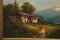 Guido Hampe, Engelberg cerca de Lucerne Titlis, Suiza, 1880, pintura al óleo, enmarcado, Imagen 4