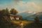 Guido Hampe, Engelberg vicino a Lucerna Titlis, Svizzera, 1880, Dipinto ad olio, Incorniciato, Immagine 3