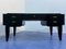 French Art Deco Black Lacquered Executive Desk, 1930s, Image 2