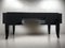 Schwarz lackierter französischer Art Deco Chefschreibtisch, 1930er 9