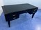 French Art Deco Black Lacquered Executive Desk, 1930s 10